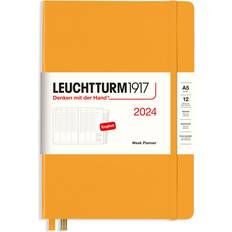 Leuchtturm1917 Hardcover A5 Week Planner 2024 Rising Sun, Leuchtturm1917