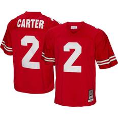 Game Jerseys Mitchell & Ness Men's Cris Carter Scarlet Ohio State Buckeyes Authentic Jersey Scarlet Scarlet