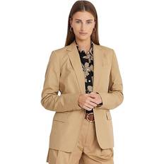 Polo Ralph Lauren S Blazers Polo Ralph Lauren Cotton Twill Blazer in Birch Tan