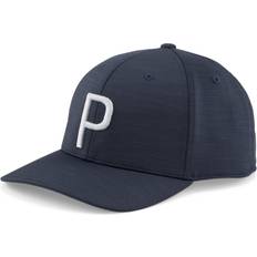 Puma Herr Kepsar Puma P Cap, O/S, Navy Blazer-Ash Gray