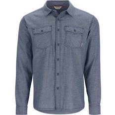 Simms Herr Kläder Simms Shoal Flannel Shirt Midnight
