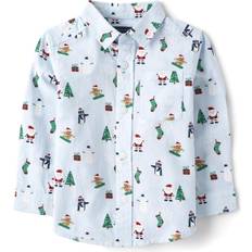 Babies Shirts Children's Clothing Gymboree The Children Place Toddler Boys Long Sleeve Button-up Shirt Sizes 12M-5T