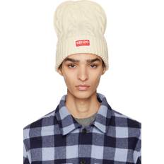 Kenzo Unisex Beanies Kenzo Off-White Paris Beanie 02 OFF WHITE UNI