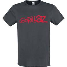 Gorillaz Amplified Collection Logo T-Shirt charcoal