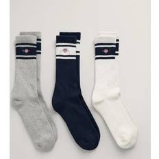 Gant Herre Strømper Gant Herre 3-Pack Shield sportssokker 40-42 Blå