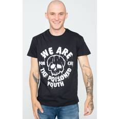XXL T-shirts Children's Clothing ROCK OFF L, Black Fall Out Boy T Shirt Poisoned Youth Band Logo new Official Mens Black