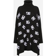 Capes & Ponchos Dolce & Gabbana Wool poncho black_white