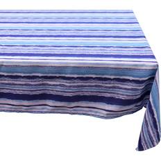 Linen Tablecloths Breakwater Bay Striped Water Linen Tablecloth White