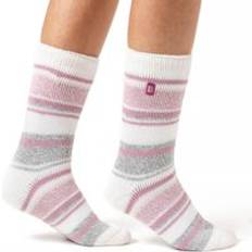 Clothing Heat Holders Ladies Original Palma Multi Stripe Socks Ivory