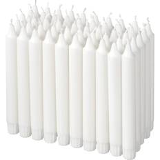 IKEA Jubla White Stearinljus 20cm 50st