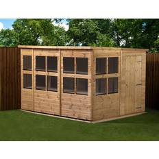 Empire W D Solid wood Tongue & Groove Pent Shed (Building Area )