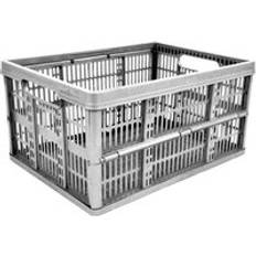 Storage Boxes sale Thumbs Up Folding Crate Silver 48 X 35 X Storage Box