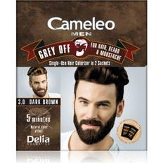 Delia Cameleo Men Engangsfarve til øjeblikkelig dækning af grå hår Skygge 3.0 Dark Brown 2