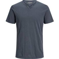 Jack & Jones T-Shirts Jack & Jones Einfarbig Geteilter Kragen T-shirt