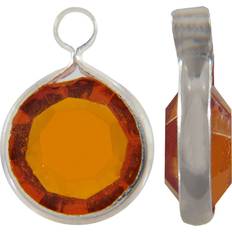 Topaz Charms & Pendants Dreamtime Creations Channel Pendants 12 Set - Silver/Topaz