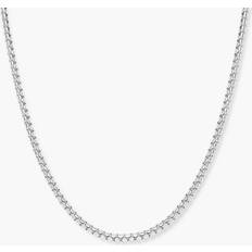 Jaxxon Necklaces Jaxxon JAXXON 2mm Round Box Silver Chain 22"