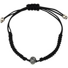 Alexander McQueen Edgy Glamour Skull Armband - Black
