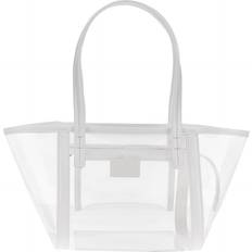 BY FAR Far-Club Tote Tote Bianco-Donna