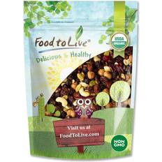 Organic Snacks Food To Live Organic Raw Nuts Berries with Pumpkin Seeds Snack Mix