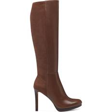 High Heel High Boots Nine West Quizme - Brown