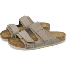 Laced - Unisex Slippers & Sandals Birkenstock Women's Uji Double Strap Slide Sandals Taupe 10-10.5