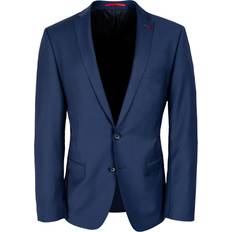 Roy Robson Oberteile Roy Robson Sakko, Woll-Anteil, Slim Fit, für Herren, blau