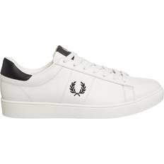 Fred Perry Men's Spencer Leather Sneaker Porcelain/Navy Porcelain/Navy