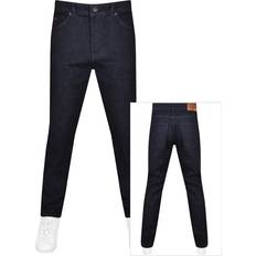 BOSS Maine Regular Fit Dark Wash Jeans - Navy