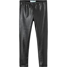 Boboli Boboli Girls Black Faux Leather Leggings year