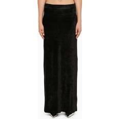 Polyamide Skirts Balenciaga Jupe longue en velours noir FR,36 FR,40 FR,42 FR,38 FR