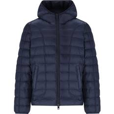 Diesel Men Jackets Diesel W-Scottys Giacca Lightweight Hooded Jacket - Plain Navy Blue
