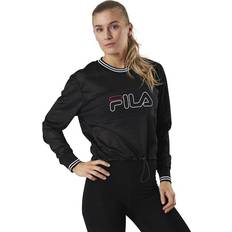 Fila Dame Jakker Fila Jalina Cropped Sporty Mesh Shirt Black, Female, Tøj, jakker, Sort