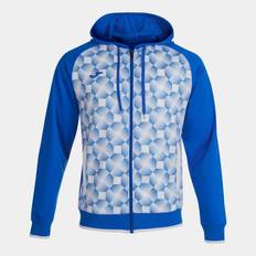 Sportswear Garment - Unisex Tops Joma Supernova Iii Full Zip Sweatshirt White,Blue Man