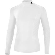 Polyamide Base Layers Erima Long Sleeve Compression Jersey With High Neck Athletic White Man