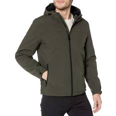 Tommy Hilfiger Jackets Tommy Hilfiger Mens Tommy Hilfiger Sherpa Lined Softshell Jacket Olive Green