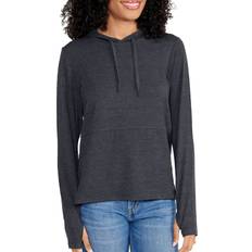 Bamboo Tops Free Fly Bamboo Womens Hoodie, HTHR BLACK 305