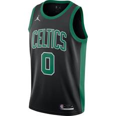 Game Jerseys Jordan Men's Boston Celtics Jayson Tatum #0 2020-21 Dri-FIT Statement Swingman Black Jersey