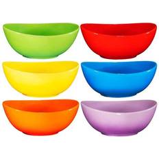 Ceramic Salad Bowls Bruntmor 28oz Round Curved Ceramic Salad Bowl