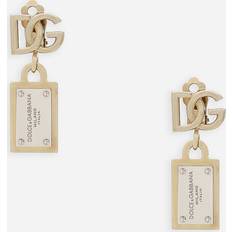 Dolce & Gabbana Earrings With Dg Logo And Tag Multi-colored Metal
