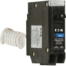 Eaton Electrical Accessories Eaton 20 amps Arc Fault/Ground Fault Single Pole Circuit Breaker w/Self Test