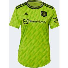 adidas 2022-23 Manchester United Women's Third Jersey Solar Slime