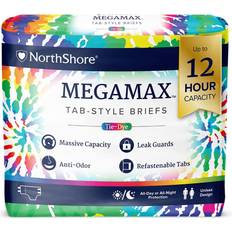 Bekleidung NorthShore NorthShore MegaMax Tab-Style Briefs Tie-Dye Pack/10