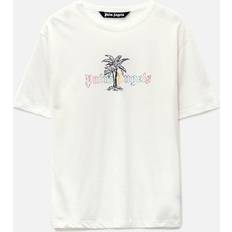 Linen T-shirts Palm Angels T-shirt White