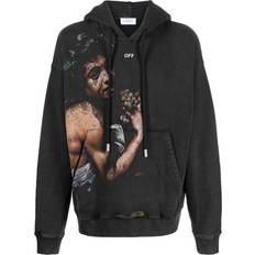 Off-White Hoodies Jumpers Off-White Mens Bacchus Skate Hoodie - Black
