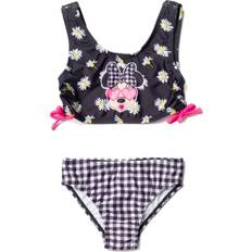 Black Bikinis Disney Minnie Mouse Toddler Girls Bikini Top and Bottom Black/Multicolor 5T