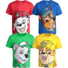 T-shirts Nickelodeon Paw Patrol Chase Marshall Rubble Big Boys Pack T-Shirts Toddler to Big Kid