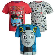 Tops Thomas & Friends Thomas & Friends Tank Engine Little Boys Pack Graphic T-Shirts Red/Blue/Grey 7-8