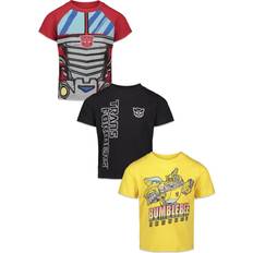 Tops Transformers Transformers Optimus Prime Bumblebee Megatron Little Boys Pack Graphic T-Shirts Red/Yellow/Black 5-6