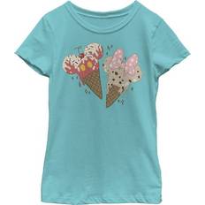 Tops Disney Girl & Friends Ice Cream Lovers Graphic Tee Tahiti Blue