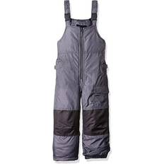 London Fog LONDON FOG Boys Big Classic Heavyweight Snow Bib Ski Pant Snowsuit Heather Gray